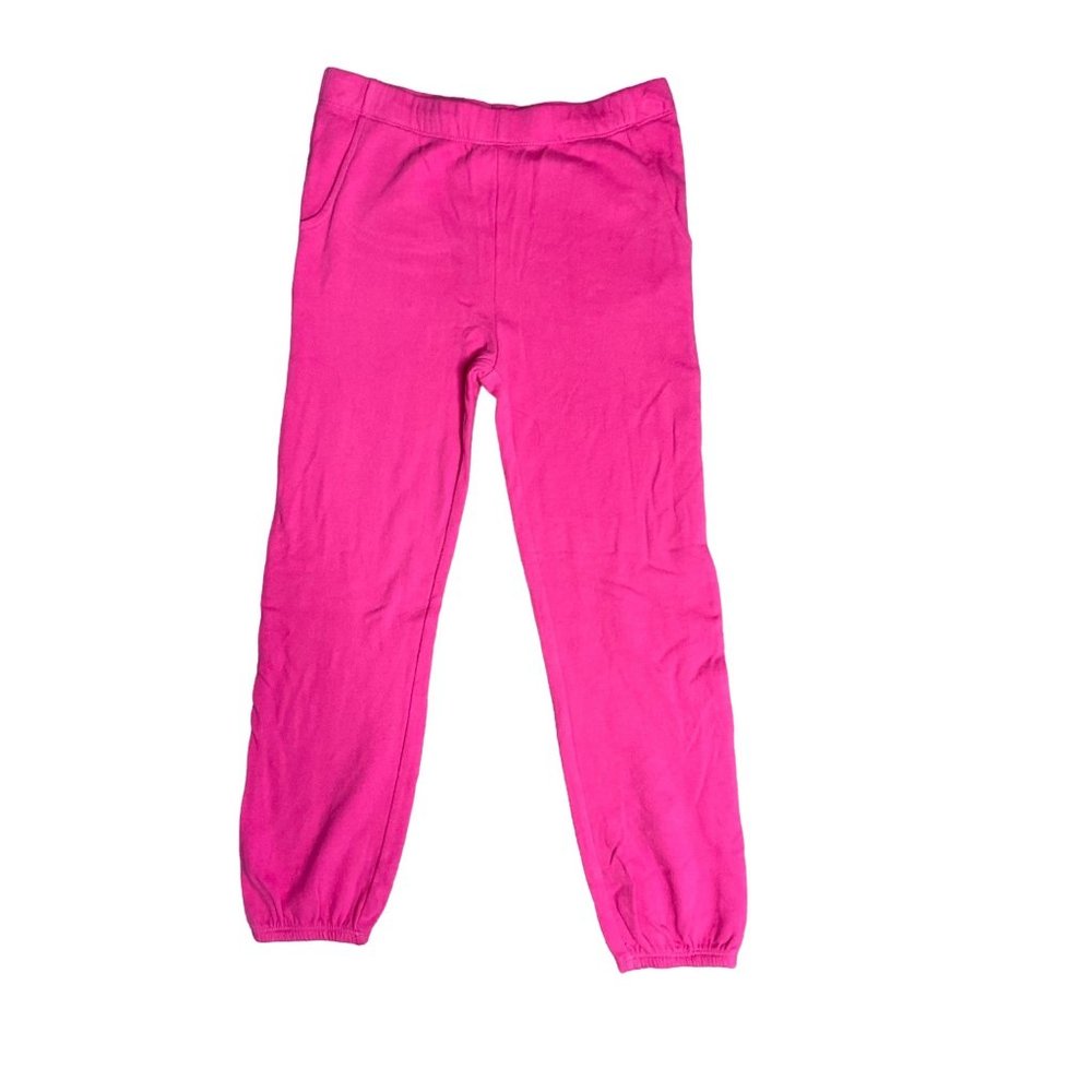 Harper Canyon Pants Youth Girls 8 Pink Elastic Waist Cuffed Jogger Sweatpants